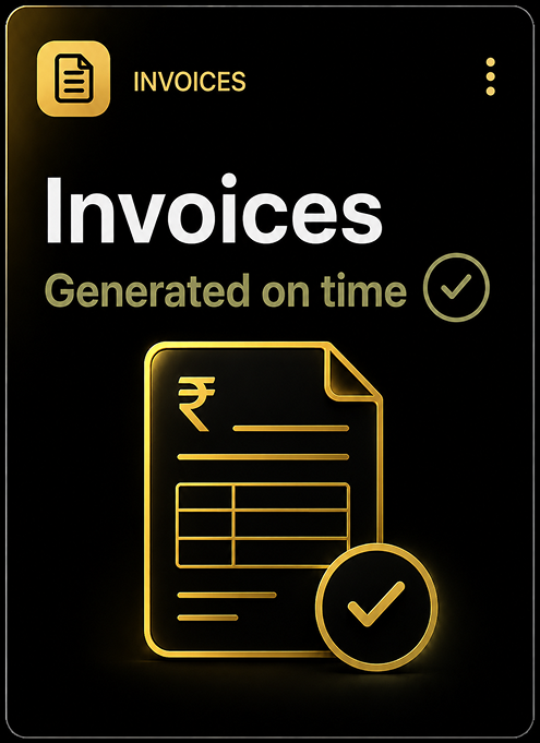 ERP Invoices module preview